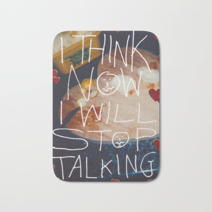 stop talking Bath Mat Gallery Image 1