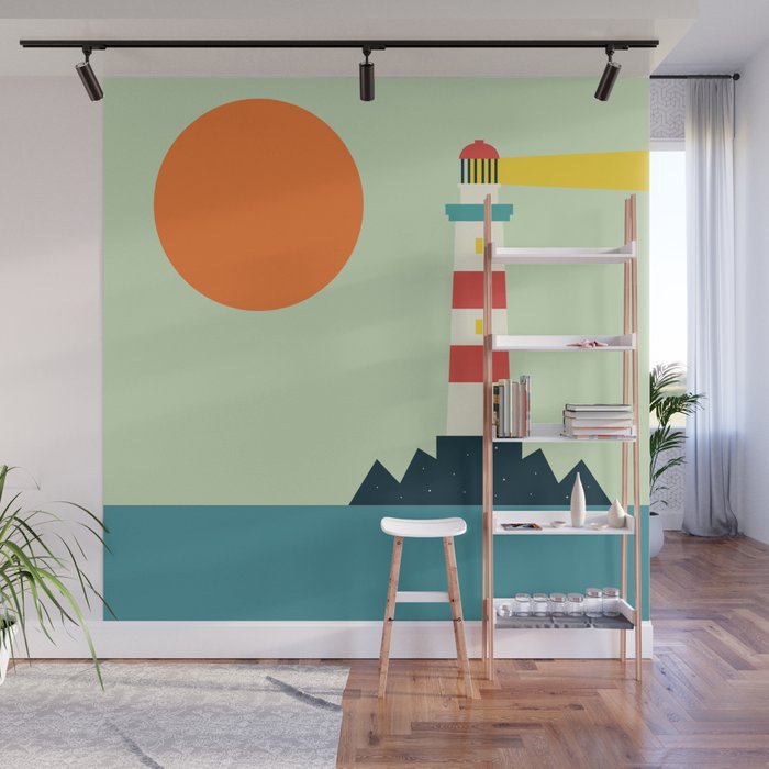 Lighthouse Wall Mural Gallery Image 1