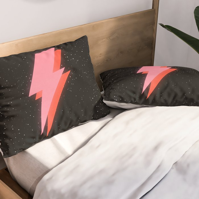 Thunderbolt: Glowing Astro Edition Pillow Sham Gallery Image 2