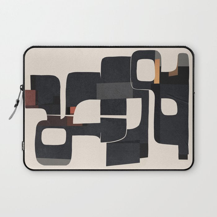 Modern Abstract Shapes 103 Laptop Sleeve Gallery Image 1