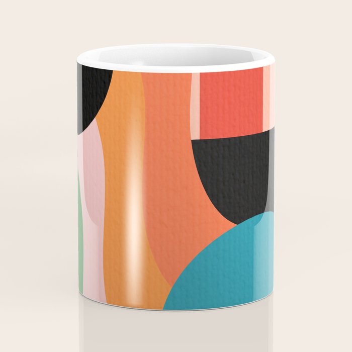 Geometric Shapes 180 Coffee Mug Gallery Image 4