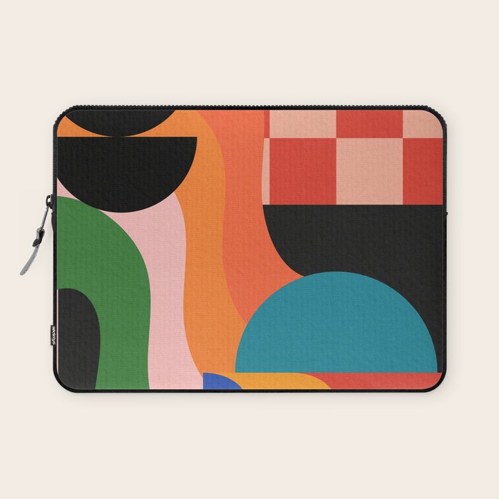 Geometric Shapes 180 Laptop Sleeve Gallery Image 1