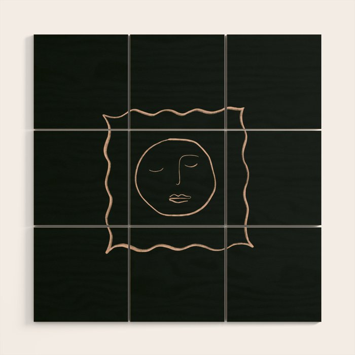MOON Wood Wall Art Gallery Image 1
