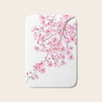pink cherry blossom watercolor 2020 Bath Mat Gallery Image 1