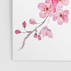 pink cherry blossom watercolor 2020 Poster Gallery Image 3