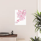pink cherry blossom watercolor 2020 Poster Gallery Image 2
