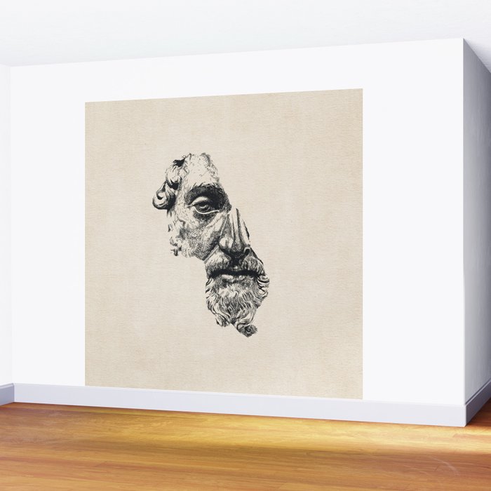 MARCUS AURELIUS ANTONINUS AUGUSTUS / Ink Wall Mural Gallery Image 2