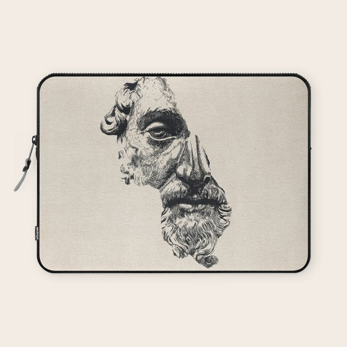 MARCUS AURELIUS ANTONINUS AUGUSTUS / Ink Laptop Sleeve Gallery Image 1