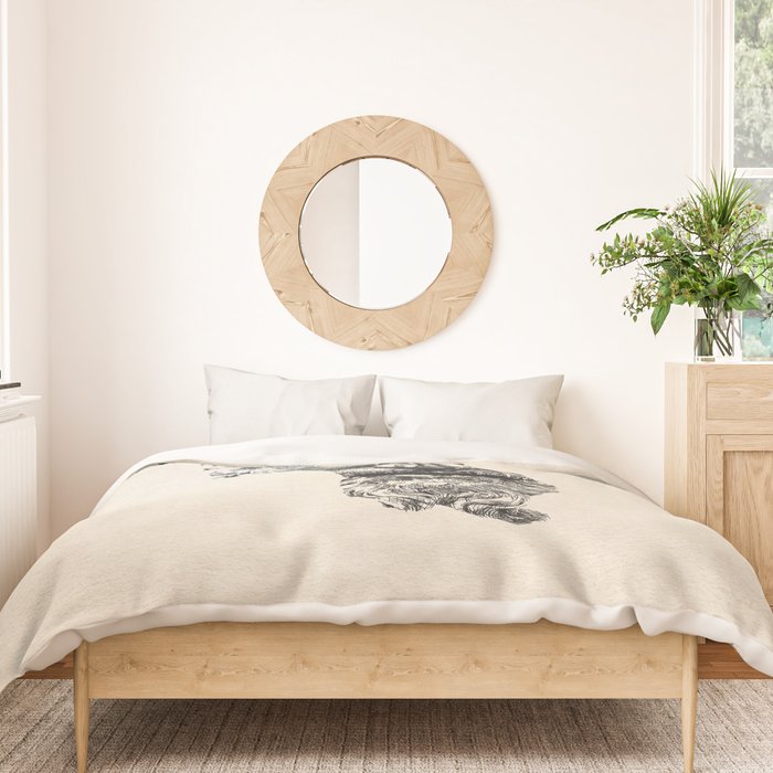 MARCUS AURELIUS ANTONINUS AUGUSTUS / Ink Duvet Cover Gallery Image 3
