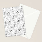 Mystical lunar mosaic BN B Stationery Card Gallery Image 2