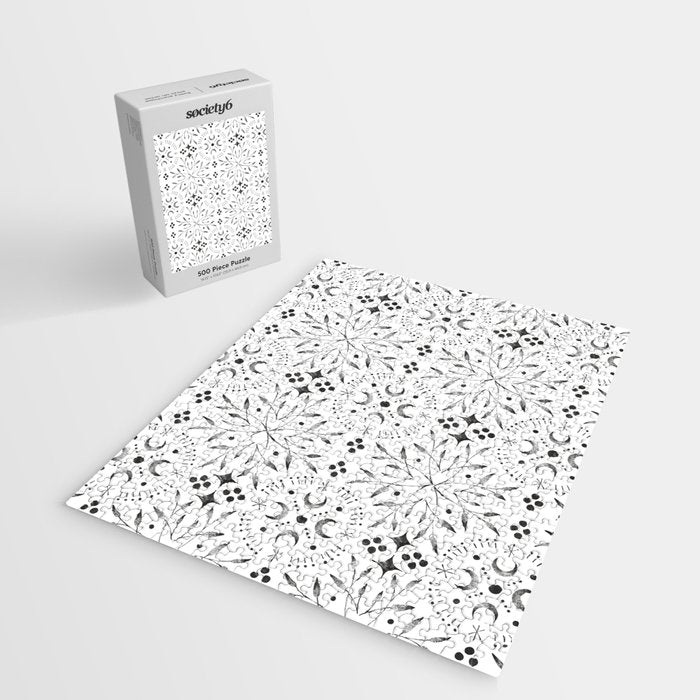 Mystical lunar mosaic BN B Jigsaw Puzzle Gallery Image 2