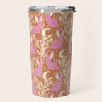 Jackalope - caramel and primrose  Travel Mug Gallery Image 2