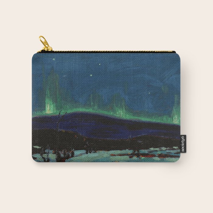 Tom Thomson Northern Lights Canadian Landscape Artist Carry All Pouch Gallery Image 1