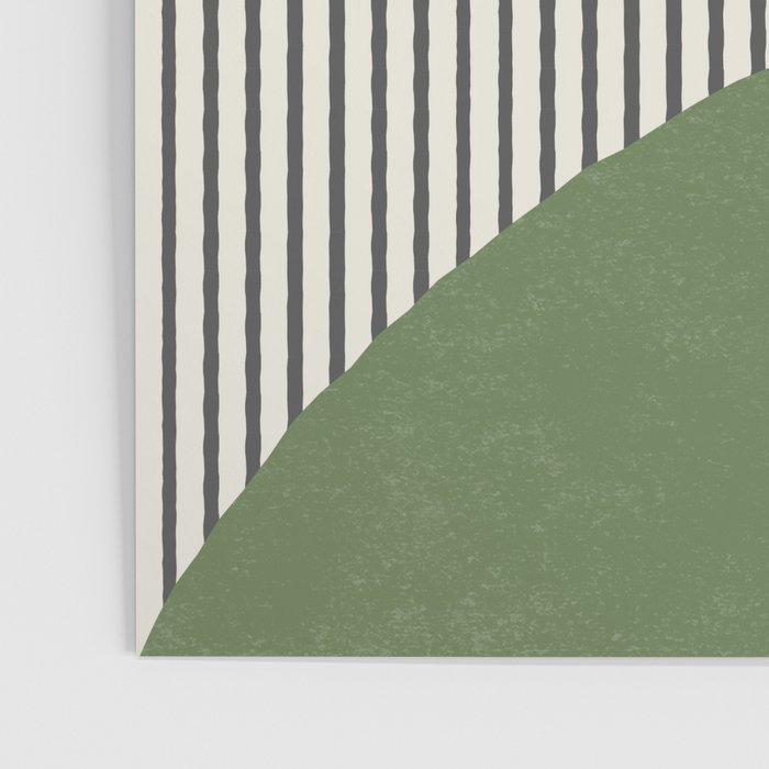 Quarter Circle Lines - Blue Green Poster Gallery Image 3