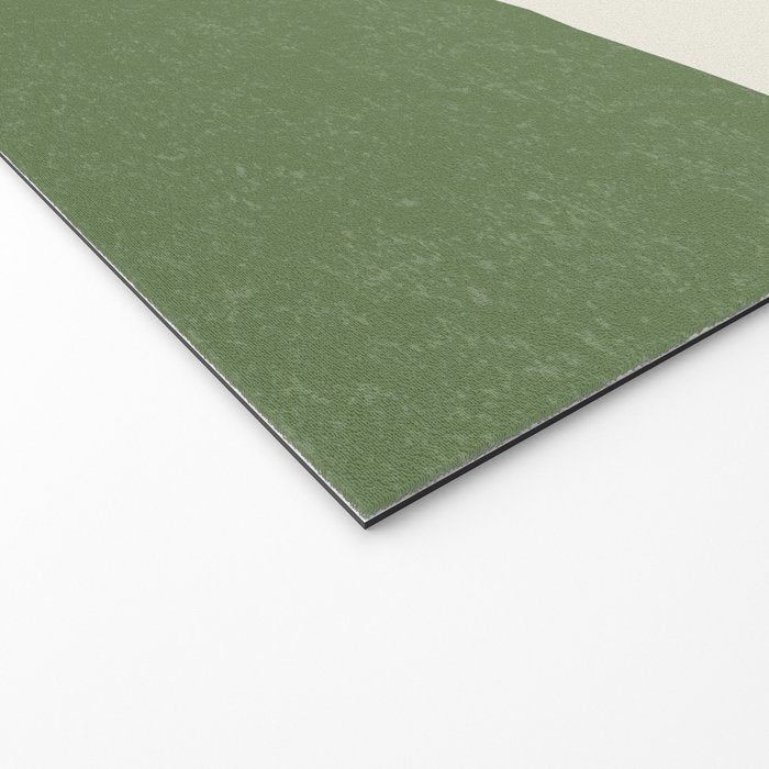 Quarter Circle Lines - Blue Green Welcome Mat Gallery Image 2