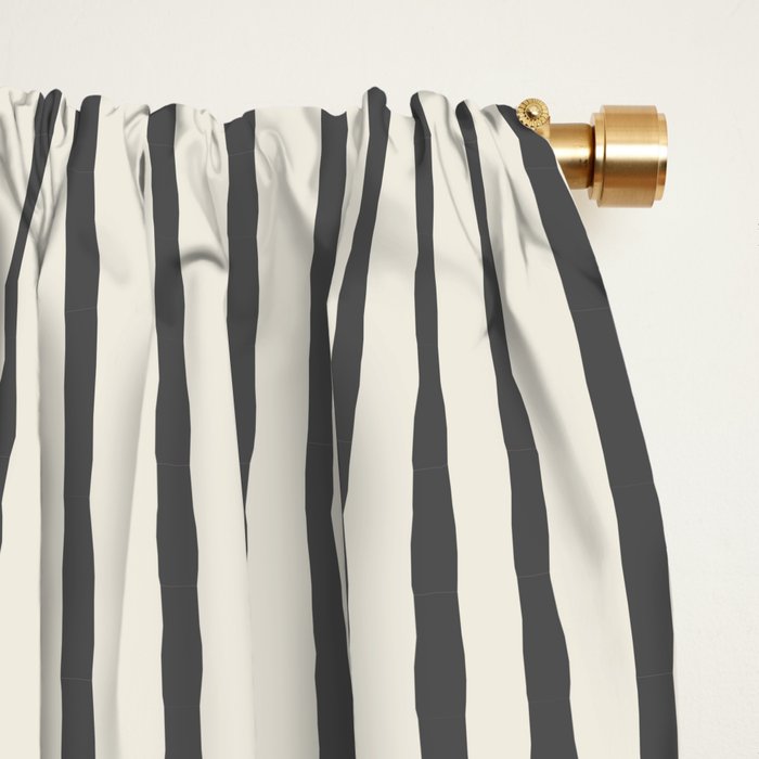 Quarter Circle Lines - Blue Green Window Curtain Gallery Image 2