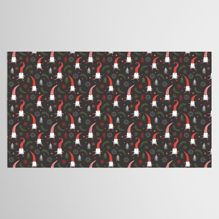 Cute Christmas Elves Tablecloth Gallery Image 2