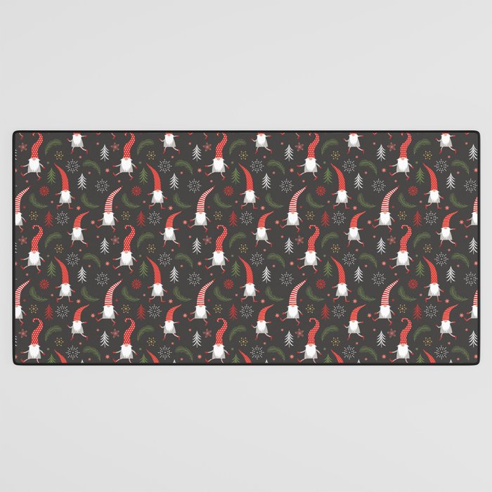 Cute Christmas Elves Desk Mat Gallery Image 3
