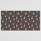 Cute Christmas Elves Desk Mat Gallery Image 3