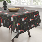 Cute Christmas Elves Tablecloth Gallery Image 3
