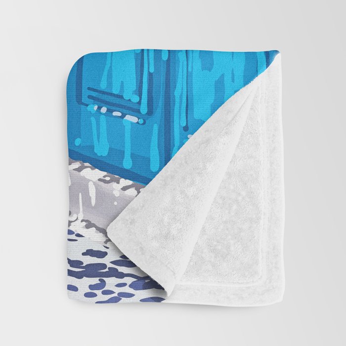 Better days are on their way | Greece Santorini Island Travel | Summer Architecture Positivity Throw Blanket Gallery Image 3