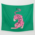 The Chase 2: Pink Tiger Edition Wall Tapestry Gallery Image 4