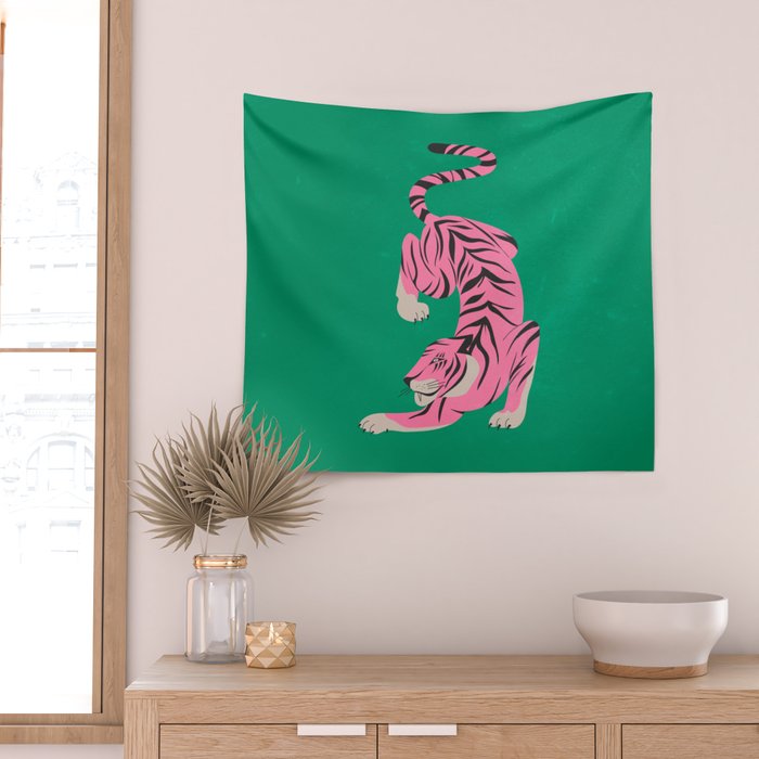 The Chase 2: Pink Tiger Edition Wall Tapestry Gallery Image 2