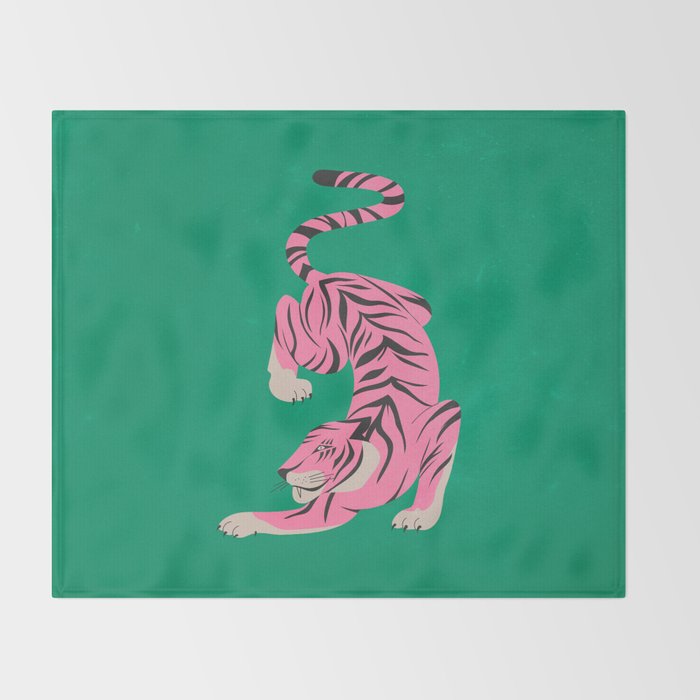 The Chase 2: Pink Tiger Edition Throw Blanket Gallery Image 2