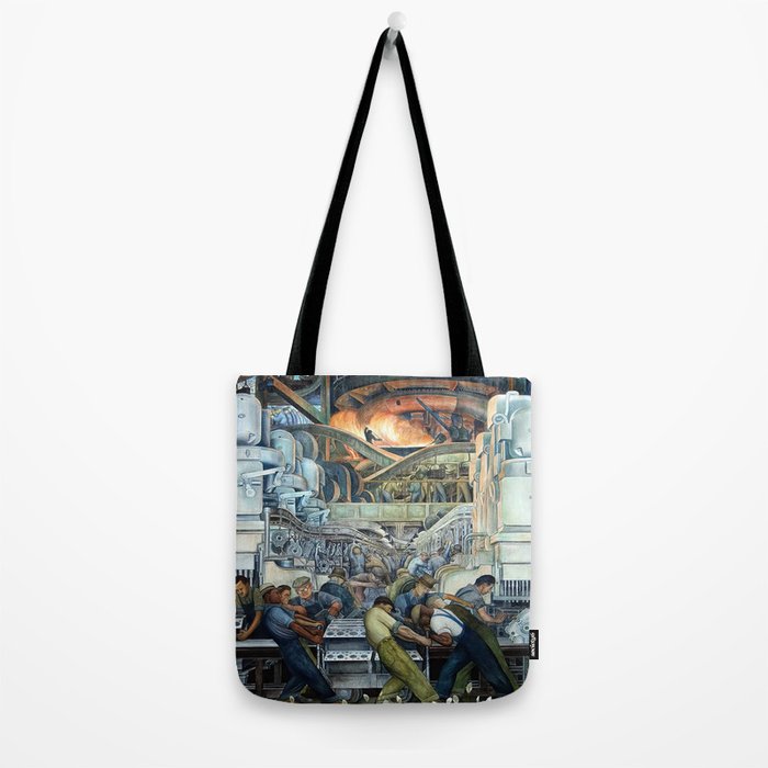 Diego Rivera Murals of the National Palace II Tote Bag Gallery Image 2