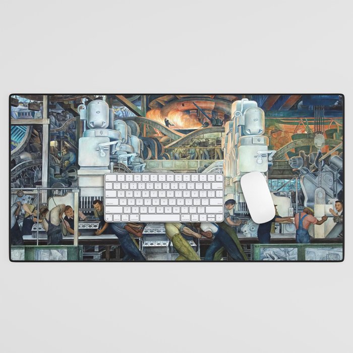 Diego Rivera Murals of the National Palace II Desk Mat Gallery Image 1