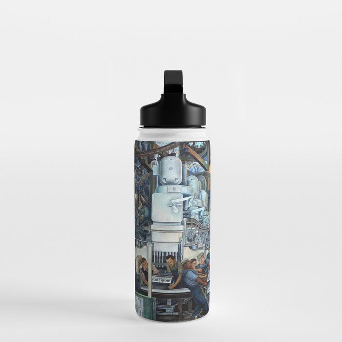 Diego Rivera Murals of the National Palace II Water Bottle Gallery Image 3