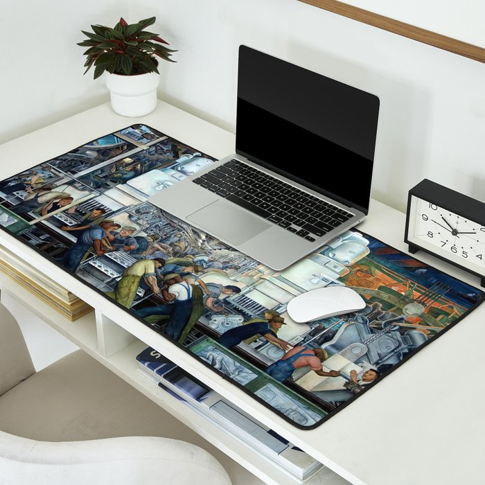 Diego Rivera Murals of the National Palace II Desk Mat Gallery Image 2