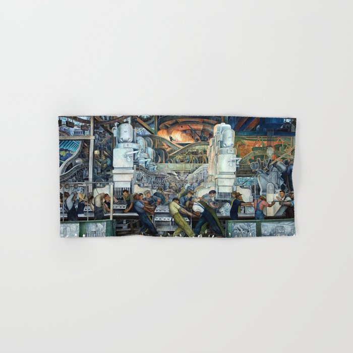 Diego Rivera Murals of the National Palace II Bath Towel Gallery Image 1