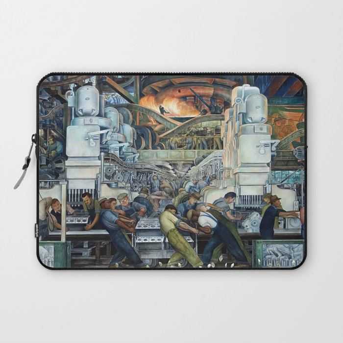 Diego Rivera Murals of the National Palace II Laptop Sleeve Gallery Image 1