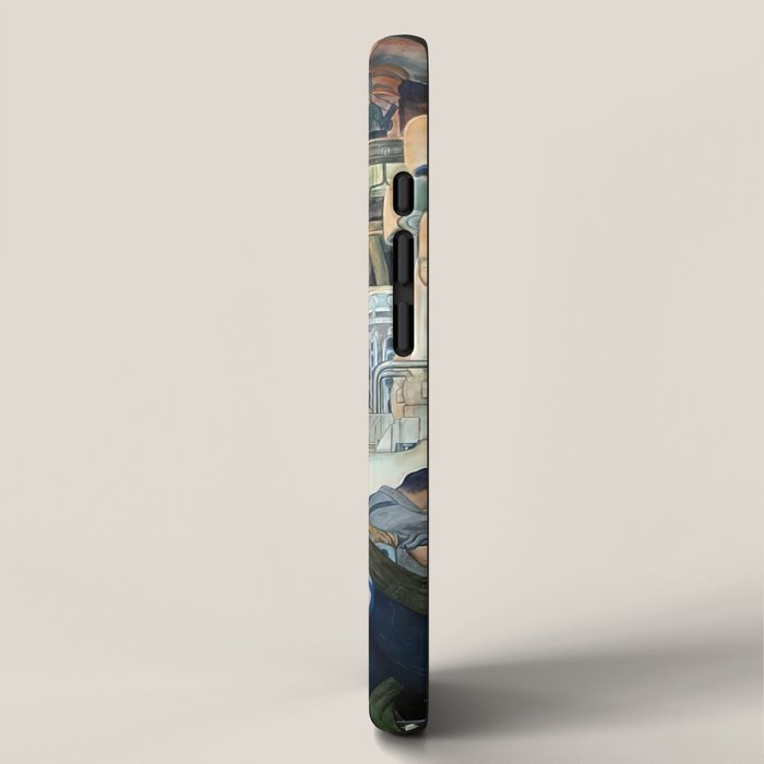 Diego Rivera Murals of the National Palace II iPhone Case Gallery Image 2