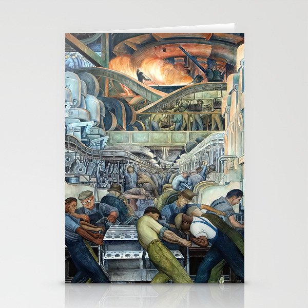 Diego Rivera Murals of the National Palace II Stationery Card Gallery Image 1