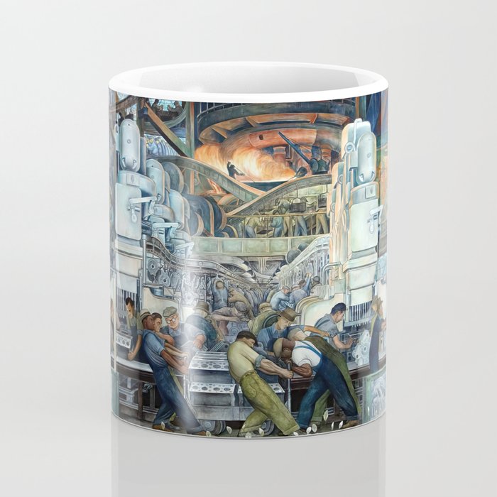Diego Rivera Murals of the National Palace II Coffee Mug Gallery Image 4