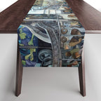 Diego Rivera Murals of the National Palace II Table Runner Gallery Image 1
