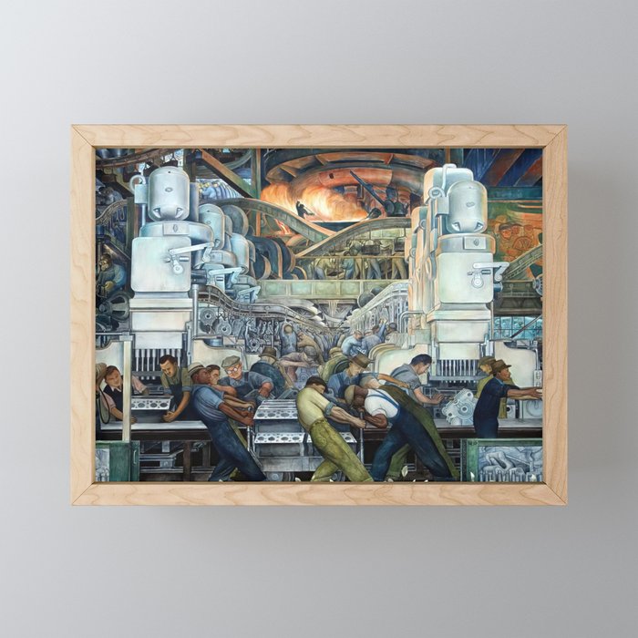 Diego Rivera Murals of the National Palace II Mini Art Print Gallery Image 1