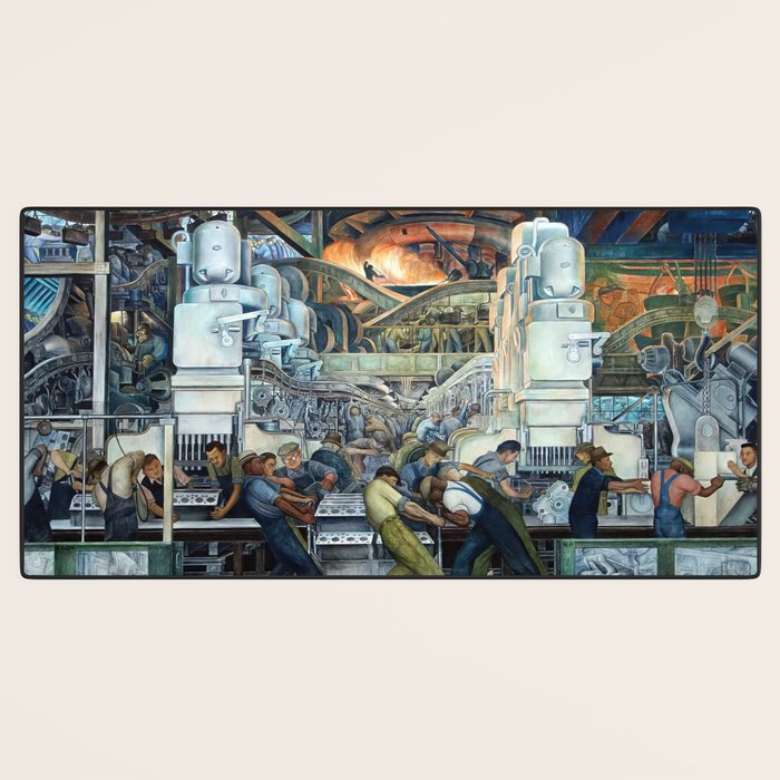 Diego Rivera Murals of the National Palace II Desk Mat Gallery Image 3