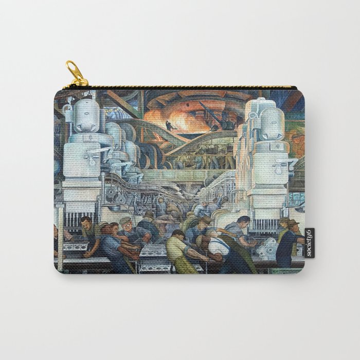 Diego Rivera Murals of the National Palace II Carry All Pouch Gallery Image 1