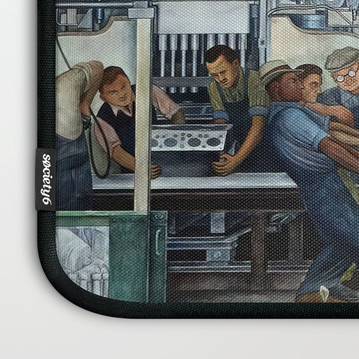 Diego Rivera Murals of the National Palace II Laptop Sleeve Gallery Image 3