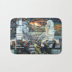 Diego Rivera Murals of the National Palace II Bath Mat Gallery Image 1