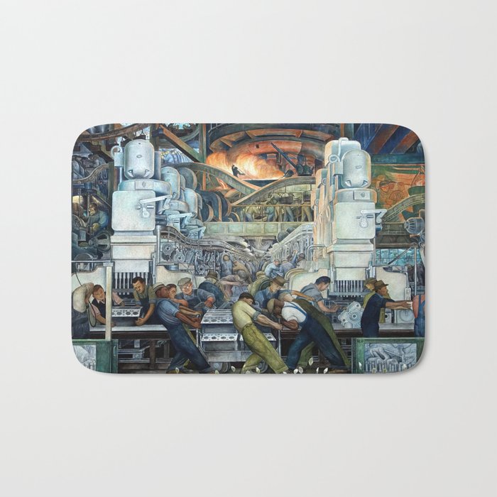 Diego Rivera Murals of the National Palace II Bath Mat Gallery Image 1