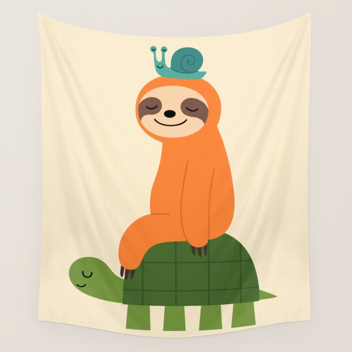 Slow Friends Club Wall Tapestry Gallery Image 4