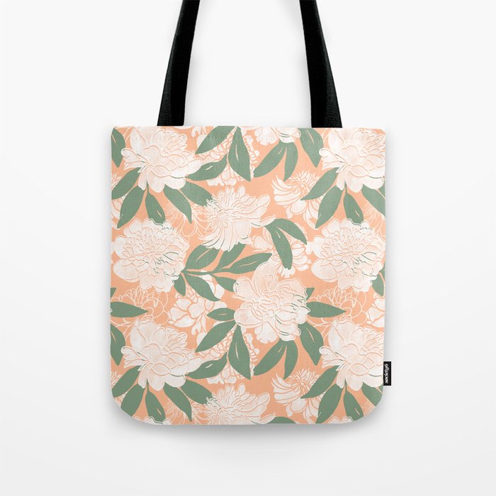 Modern floral blooms PGM7 Tote Bag Gallery Image 1