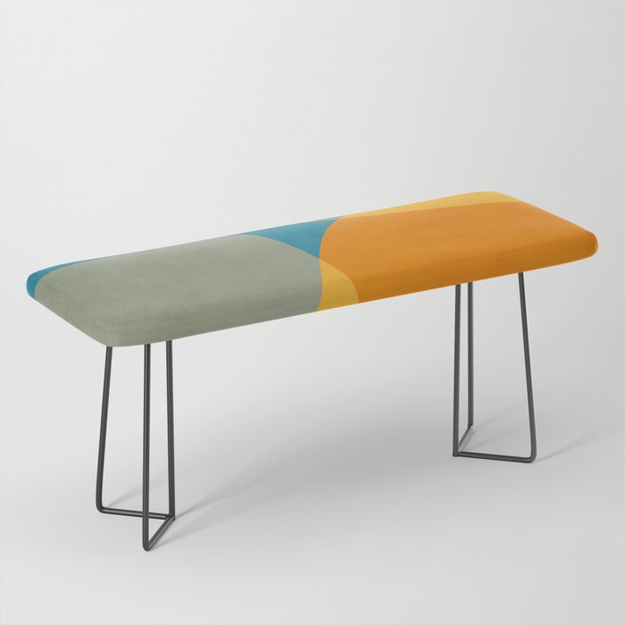 Colorful Modern Abstract Art IV Bench Gallery Image 1