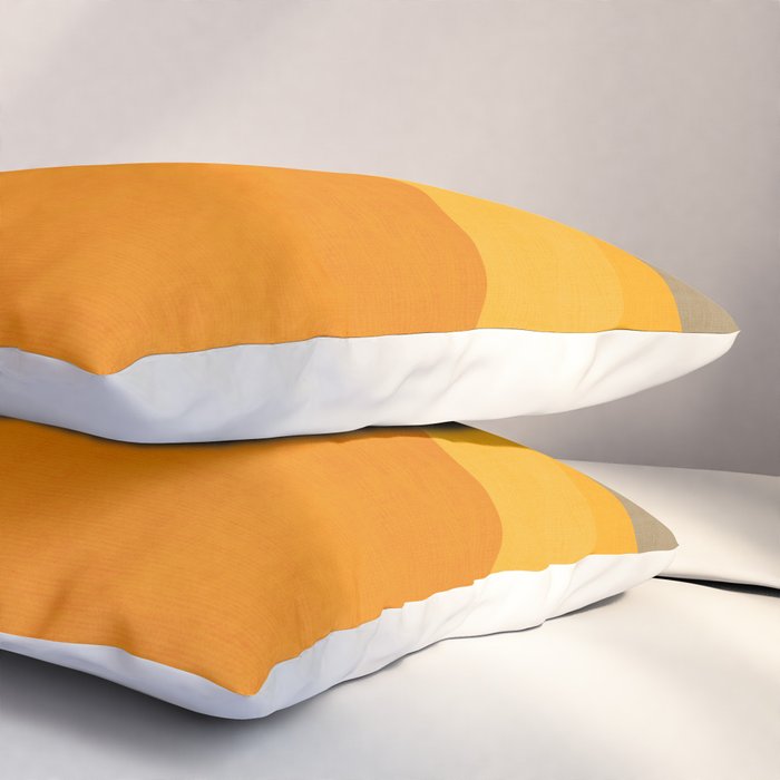 Colorful Modern Abstract Art IV Pillow Sham Gallery Image 3