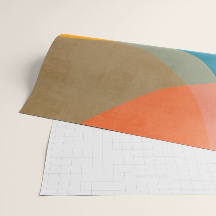 Colorful Modern Abstract Art IV Wrapping Paper Gallery Image 2