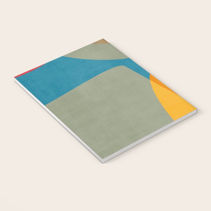 Colorful Modern Abstract Art IV Notebook Gallery Image 3